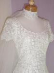 (B1906SWT) Hand-Made White Heavily Beaded Sequin Bridal Gown