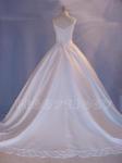 (B2174WT) Astonishing White Spaghetti Straps Bridal Gown