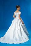 (AUBY2186WTSV) Fabulous Fairytale Bridal Ball Gown with Silver Embroidery