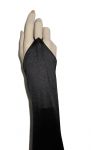 23" (58 cm) BLACK Gloves (NEW $9.55) Opera Prom Wedding Bridal Party Long Stretch (glsh103bk23)