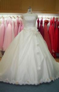 (BTM-2912IV9T) NEW FABULOUS STRAPLESS WEDDING DRESS BRIDAL GOWN SZ8