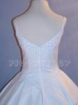(B2174WT) Astonishing White Spaghetti Straps Bridal Gown