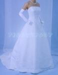 (B2176WT) Strapless Wedding Gown