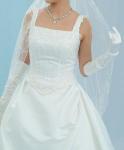 (BFL1726IV) Elaborate Ivory Tank Style Bridal Gown 