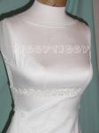 (BFWB005WT) Breathtaking Sheath Bridal Gown with Illusion Lace