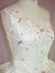 (BGR004OWRP) Radiant Rum Pink Embroidered Off-White Ball Gown