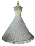 4 Hoop Skirt Slip Cotton Crinoline Petticoat ($13.99 - NEW) Wedding Adjustable
