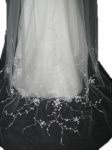 Wedding Veil Embroidered Cathedral Veil (V78)