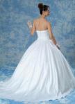 (AUB187WT) Charming Strapless Ball Gown