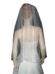 1 Tier Fingertip Veil (NEW $14.99) Wedding Bridal Hand made Beaded (vsh108wt)