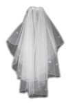 2 Tier Fingertip Swarovski Veil (NEW $39.99) Wedding Bridal Tulle Crystal Rhinestones (vsh110wt)