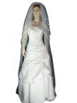 3 Tier Swarovski Cathedral Veil (NEW $30.99) Wedding Bridal Crystal Rhinestones Satin (vsh116wt)